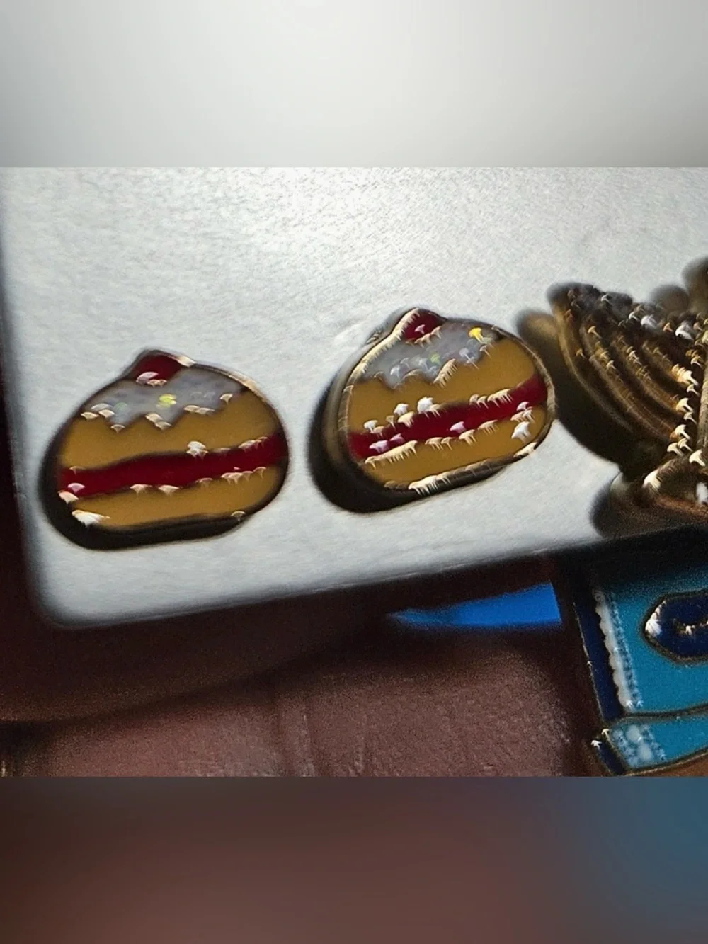 BAUBLEBAR SET 3 Pair Earrings Jewish Hanukkah Sweaters Menorahs & Latkes NEW NWT